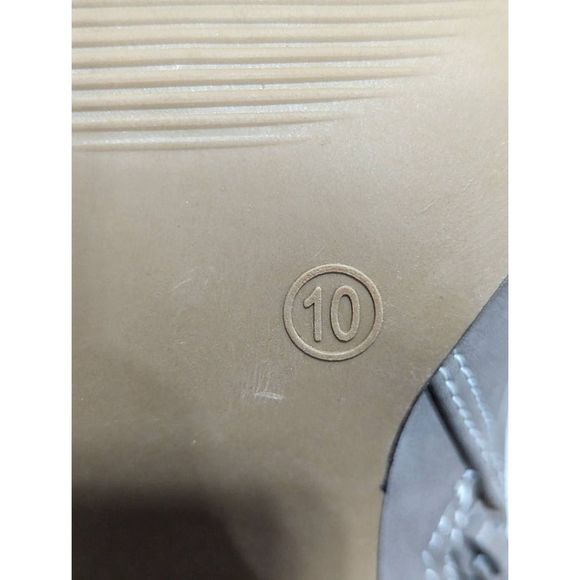 Candies Women's Tan Lace-Up Mid-Calf Boots Size 10 - Picture 6 of 7